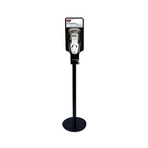 Rubbermaid Commercial TC AutoFoam Touch-Free Hand Sanitzer Dispenser Stand, 14.96 x 14.96 x 58.87, Black (750824)