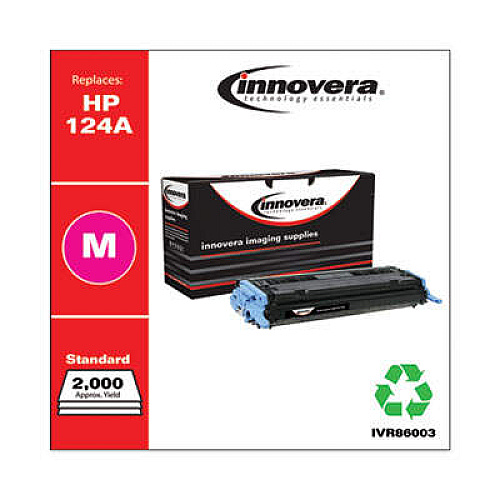 Innovera Remanufactured Magenta Toner, Replacement for 124A (Q6003A)