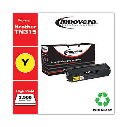 Innovera Remanufactured Yellow High-Yield Toner, Replacement for TN315Y