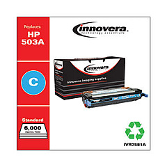 Innovera Remanufactured Cyan Toner, Replacement for 503A (Q7581A)