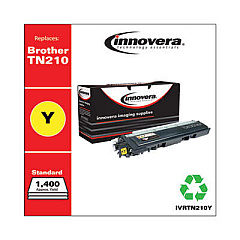 Innovera Remanufactured Yellow Toner, Replacement for TN210Y