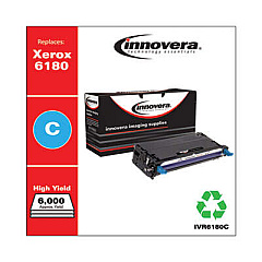 Innovera Remanufactured Cyan High-Yield Toner, Replacement for 113R00723