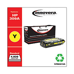 Innovera Remanufactured Yellow Toner, Replacement for 309A (Q2672A)