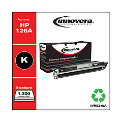 Innovera Remanufactured Black Toner, Replacement for 126A (CE310A)