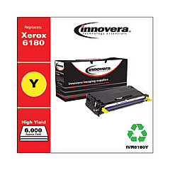Innovera Remanufactured Yellow High-Yield Toner, Replacement for 113R00725