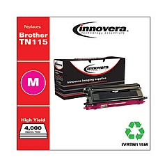 Innovera Remanufactured Magenta High-Yield Toner, Replacement for TN115M