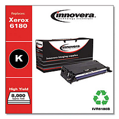 Innovera Remanufactured Black High-Yield Toner Cartridge, Replacement for Xerox 6180 (113R00726)