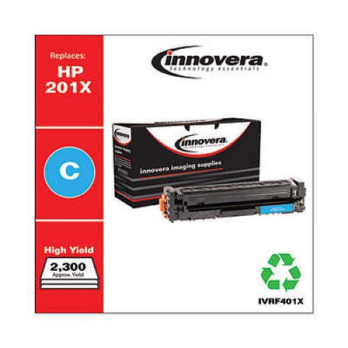 Innovera Remanufactured Cyan High-Yield Toner, Replacement for 201X (CF401X)