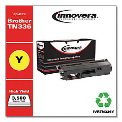Innovera Remanufactured Yellow High-Yield Toner, Replacement for TN336Y