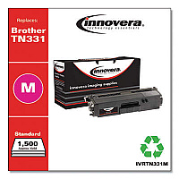 Innovera Remanufactured Magenta Toner, Replacement for TN331M