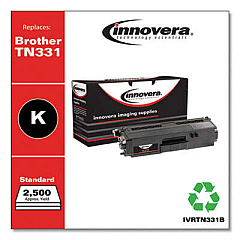 Innovera Remanufactured Black Toner, Replacement for TN331BK