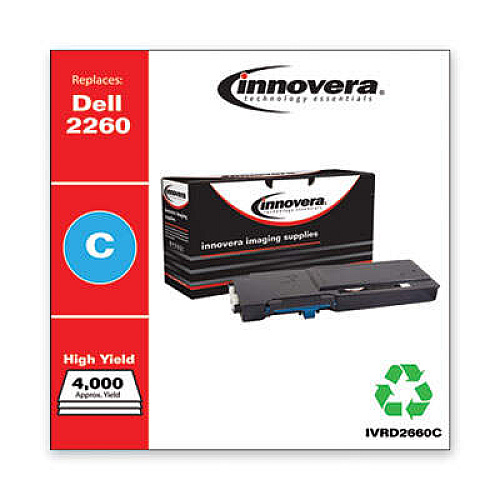 Innovera Remanufactured Cyan High-Yield Toner, Replacement for 593-BBBT