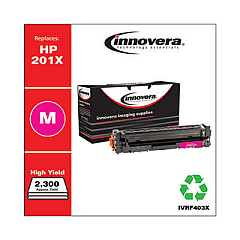 Innovera Remanufactured Magenta High-Yield Toner, Replacement for 201X (CF403X)