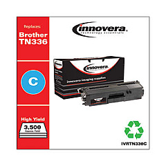 Innovera Remanufactured Cyan High-Yield Toner, Replacement for TN336C