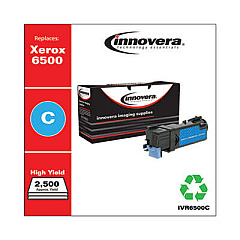 Innovera Remanufactured Cyan High-Yield Toner, Replacement for 106R01594