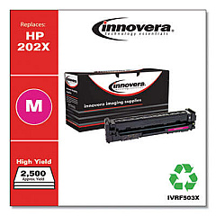 Innovera Remanufactured Magenta High-Yield Toner, Replacement for 202X (CF503X)