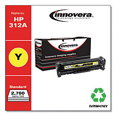 Innovera Remanufactured Yellow Toner, Replacement for 312A (CF382A)