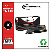 Innovera Remanufactured Black High-Yield Toner, Replacement for TN115BK