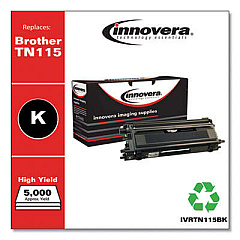 Innovera Remanufactured Black High-Yield Toner, Replacement for TN115BK
