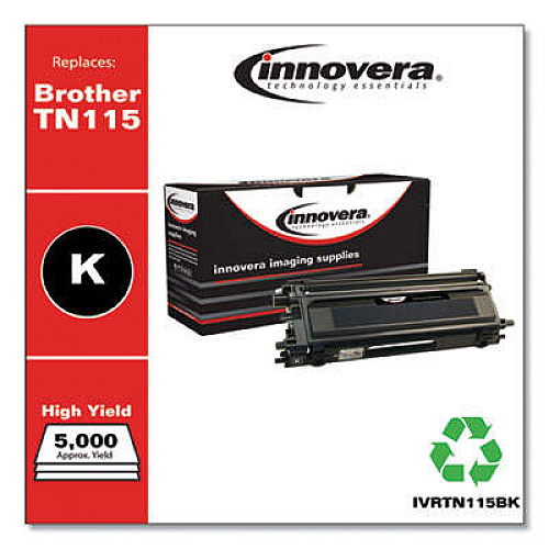 Innovera Remanufactured Black High-Yield Toner, Replacement for TN115BK