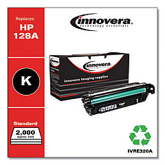 Innovera Remanufactured Black Toner, Replacement for 128A (CE320A)