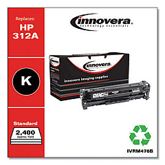 Innovera Remanufactured Black Toner, Replacement for 312A (CF380A)