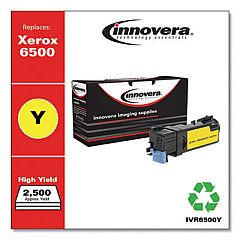 Innovera Remanufactured Yellow High-Yield Toner, Replacement for 106R01596