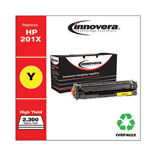 Innovera Remanufactured Yellow High-Yield Toner, Replacement for 201X (CF402X)