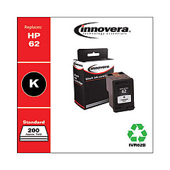 Innovera Remanufactured Black Ink, Replacement for 62 (C2P04AN)