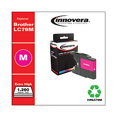 Innovera Remanufactured Magenta Extra High-Yield Ink, Replacement for LC79M