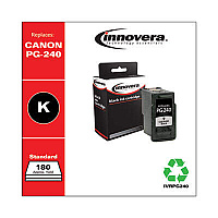 Innovera Remanufactured Black Ink, Replacement for PG-240 (5207B001)