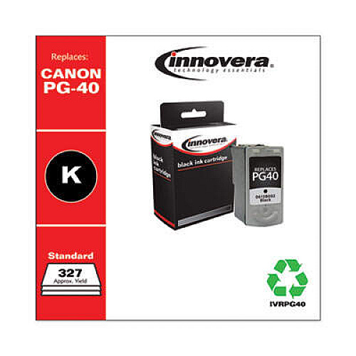 Innovera Remanufactured Black Ink, Replacement for PG-40 (0615B002)
