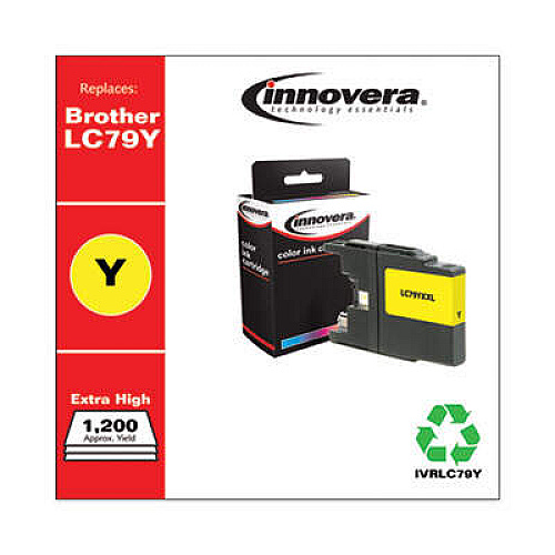 Innovera Remanufactured Yellow Extra High-Yield Ink, Replacement for LC79Y