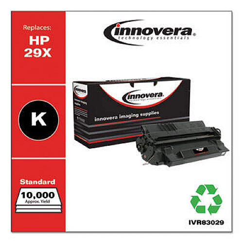 Innovera Remanufactured Black High-Yield Toner, Replacement for 29X (C4129X)