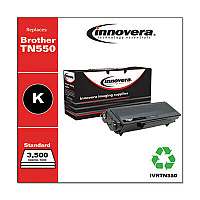 Innovera Remanufactured Black Toner, Replacement for TN550