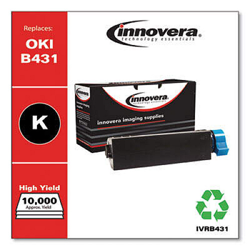 Innovera Remanufactured Black Toner, Replacement for 44574901