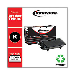 Innovera Remanufactured Black High-Yield Toner, Replacement for TN580