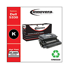 Innovera Remanufactured Black High-Yield Toner Cartridge, Replacement for Dell 5330 (330-5267)