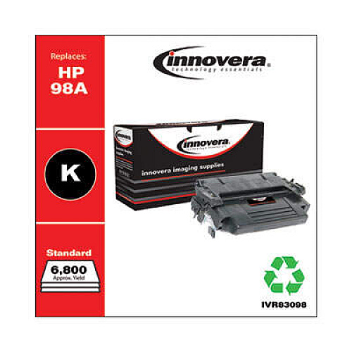 Innovera Remanufactured Black Toner Cartridge, Replacement for 98A (92298A)