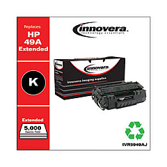Innovera Remanufactured Black Extended-Yield Toner, Replacement for 49A (Q5949AJ)