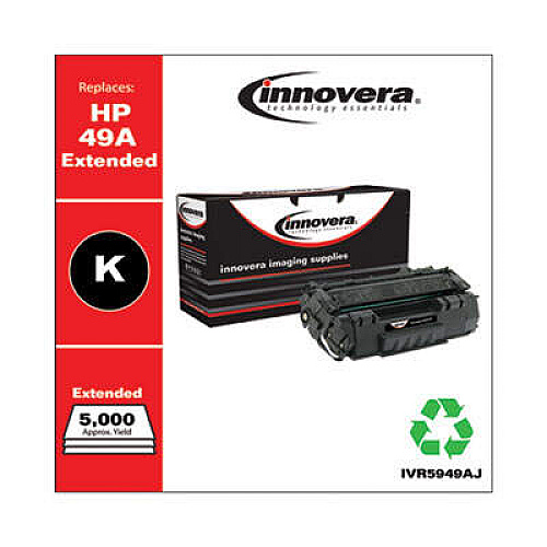 Innovera Remanufactured Black Extended-Yield Toner, Replacement for 49A (Q5949AJ)
