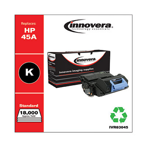 Innovera Remanufactured Black Toner, Replacement for 45A (Q5945A)