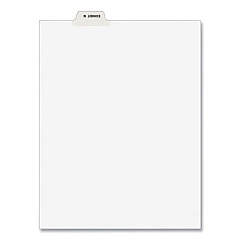 Avery-Style Preprinted Legal Bottom Tab Dividers, Exhibit N, Letter, 25/Pack (12387)