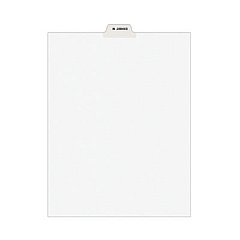 Avery-Style Preprinted Legal Bottom Tab Dividers, Exhibit M, Letter, 25/Pack (12386)