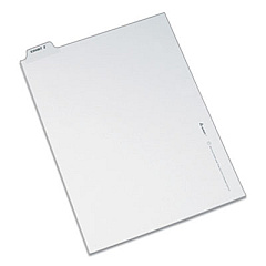 Avery-Style Preprinted Legal Bottom Tab Dividers, Exhibit Z, Letter, 25/Pack (12399)