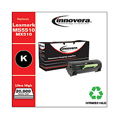 Innovera Remanufactured Black Ultra High-Yield Toner, Replacement for MS510/MX510