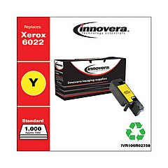 Innovera Remanufactured Yellow Toner, Replacement for 106R02758