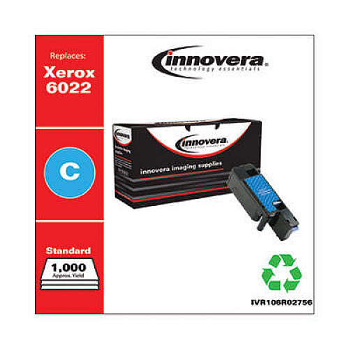 Innovera Remanufactured Cyan Toner, Replacement for 106R02756