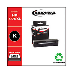 Innovera Remanufactured Black High-Yield Ink, Replacement for 970XL (CN625AM)