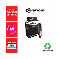 Innovera Remanufactured Magenta High-Yield Ink, Replacement for CLI-251XL (6450B001)